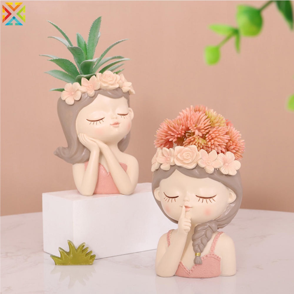 Khuôn silicone Làm Chậu Hoa / Bình Hoa 3d diy Thủ Công Trang Trí Nhà Cửa