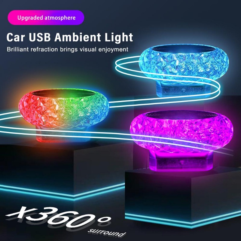 Đèn led usb mini Di Động Trang Trí Xe Hơi / Máy Tính