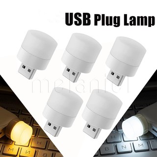 Đèn led usb mini 5v 1w ánh sáng ấm / trắng siêu sáng bảo vệ mắt