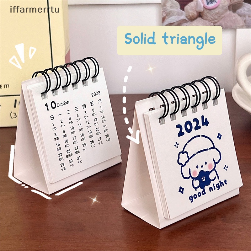 Lịch 2024 mini Để Bàn diy Hình Rồng Dễ Thương