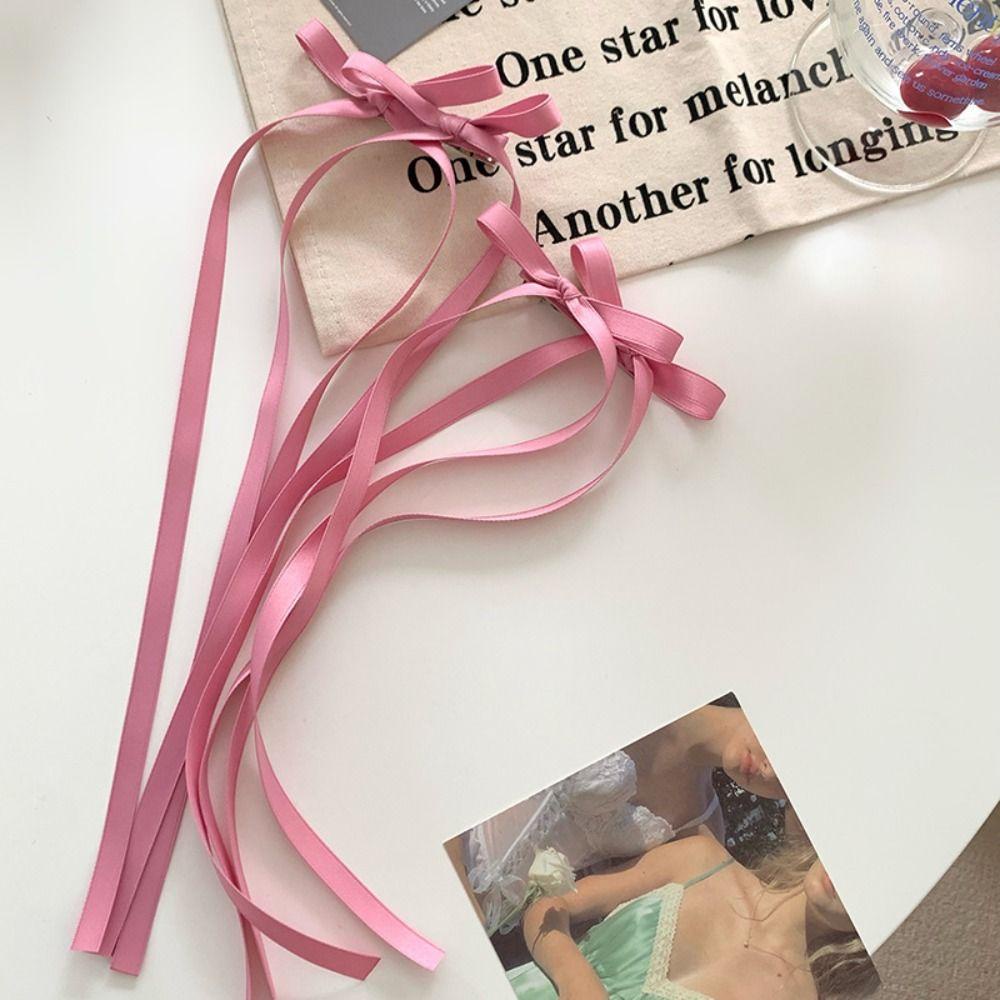 Hejiu Dây Cột Tóc Ruy Băng Dài Thắt Nơ Phong Cách lolita Đáng Yêu Cho Nữ y2k