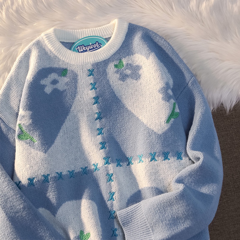 Áo sweater Tay Dài Cổ Tròn Phong Cách Thời Trang Đường Phố Cho Nam Giới