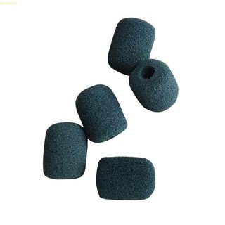 Set 5 mút xốp bọc đầu tai nghe màu đen kèm 5 micro tiện dụng
