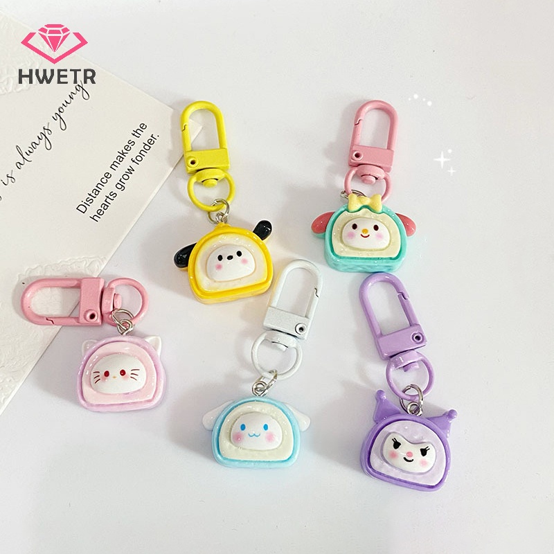 SANRIO Móc Khóa Hình Búp Bê Hoạt Hình kuromi melody cinnamoroll pochacco Dễ Thương Mới