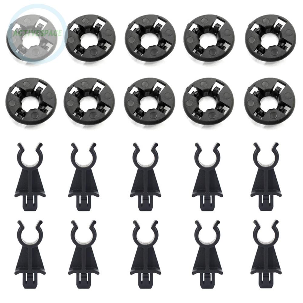 10PCS hood valve cover support rod clamp for Nissan Navara Pathfinder R51