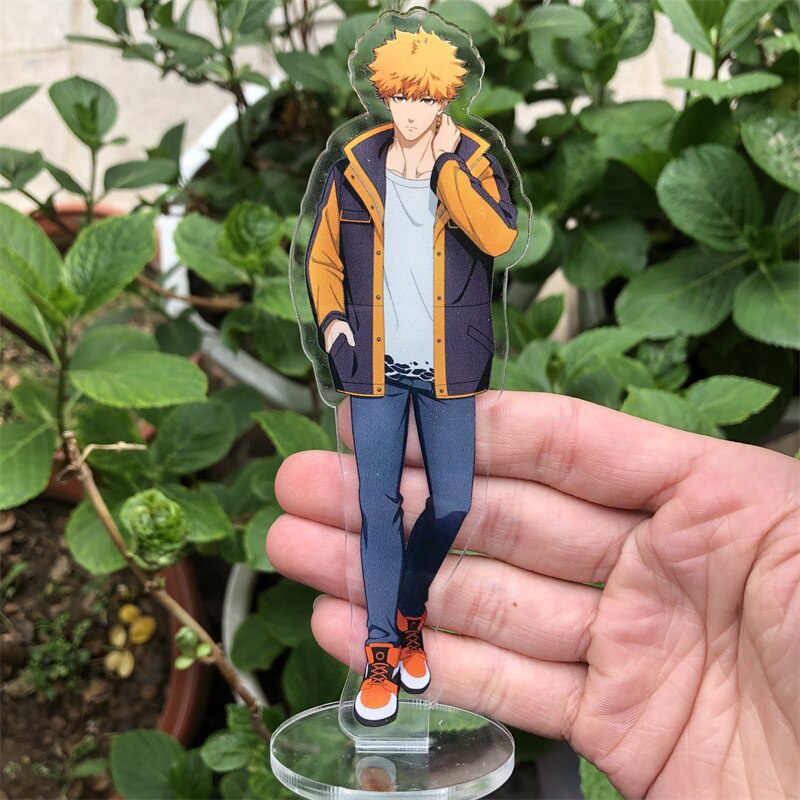 Mô hình Standee 15CM Anime BLUE LOCK Isagi Yoichi Chigiri Hyoma Anime Manga Nhật Bản Phụ Kiện Trang Trí Túi xách Balo