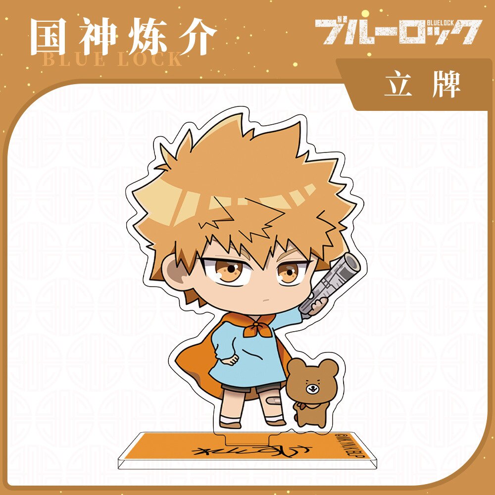 Mô hình Standee chibi Anime BLUE LOCK tượng acrylic anime chibi mô hình trưng bày decor góc học tập để bàn