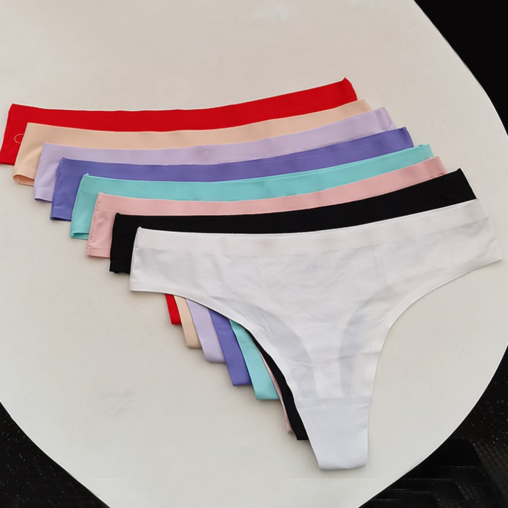 Quần Lót Lụa Lạnh Không Đường May Thoáng Khí Cho Nam