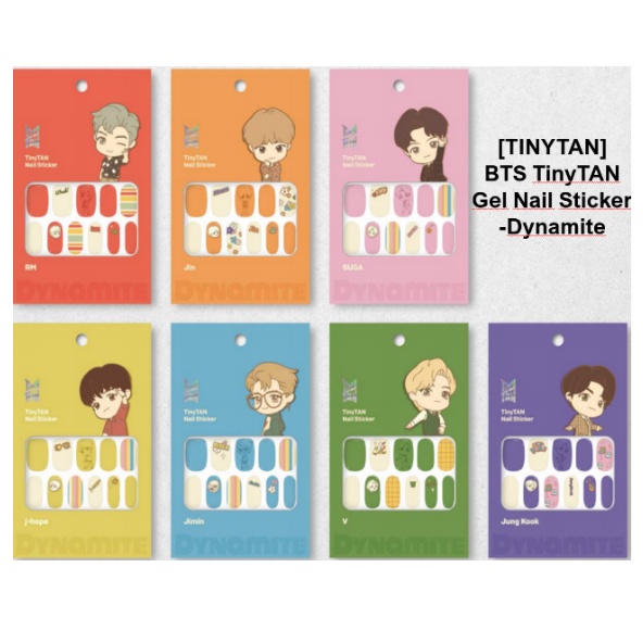 *BIG SALE LAST CHANCE*  BTS Gel Nail Sticker *Random Box*-Dynamite  , Nail Art Sticker, Korea, RM, JIN, JIMIN, SUGA, J-HOPE, JUNGKOOK, V