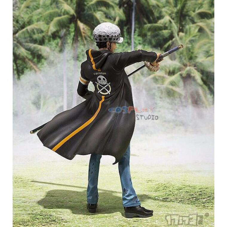 Áo Choàng Tay Dài Màu Đen Hóa Trang Nhân Vật trafalgar law Trong Phim Hoạt Hình one piece