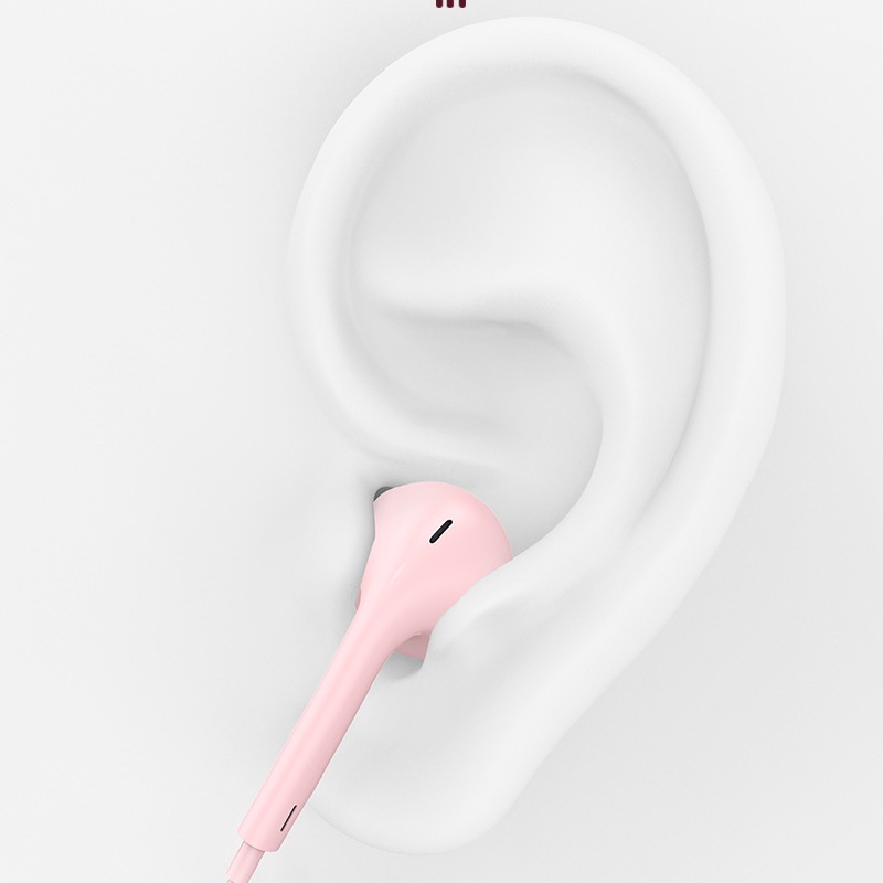 Tai Nghe Nhét Tai u19 Màu macaron Có Dây jack 3.5mm