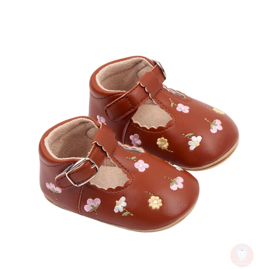 Giày Búp Bê Da pu Đế Cao Su Cho Bé Gái laa6-baby