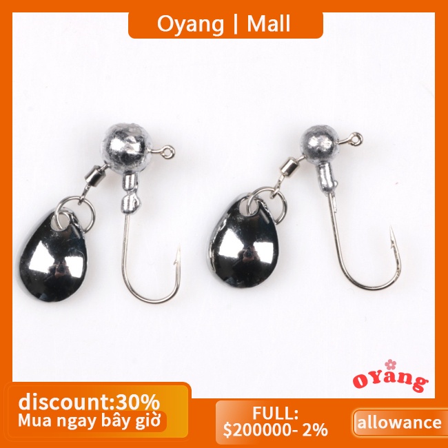 Móc Câu Cá Bằng Thép carbon 2g - 10g