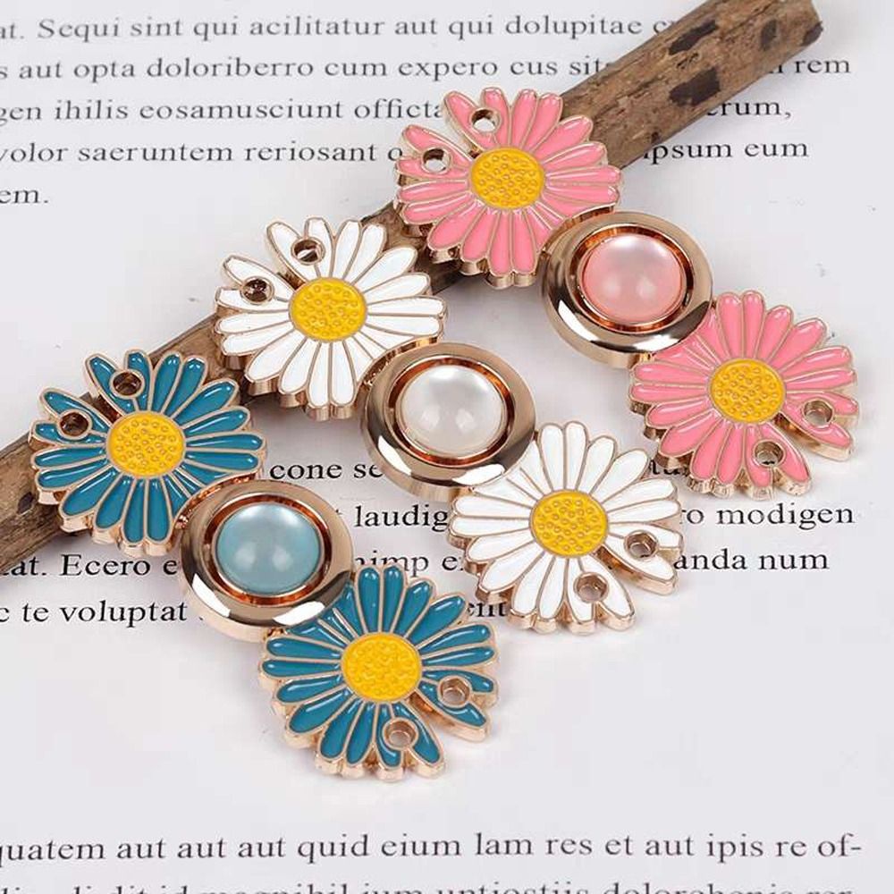 Khóa Cài Kim Loại Gắn Thắt Lưng Quần Jean / Váy Jean Tùy Chỉnh / Áo Khoác Hoa Cúc Nhỏ / Thắt Lưng Có Thể Tháo Rời diy Thời Trang