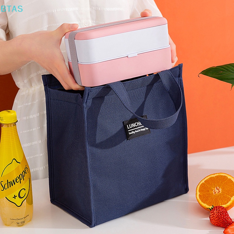 Túi Đựng Hộp Cơm Trưa Cách Nhiệt Bằng Vải oxford Giữ Nhiệt Tươi Mới Cho Nam Và Nữ [as]