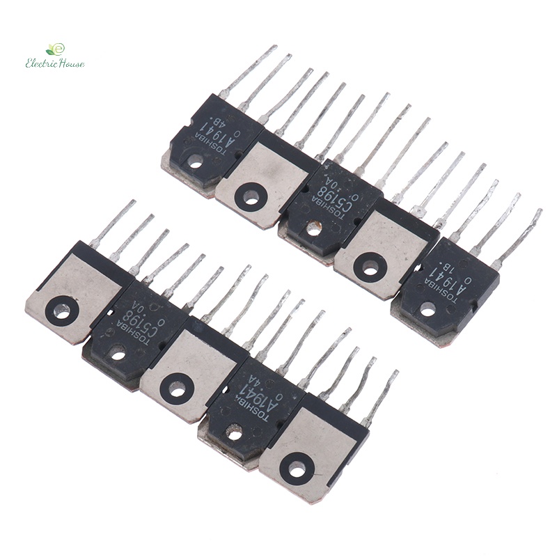 Set 10 Bóng Bán Dẫn Chính Hãng 2sc5198 2sa1941 to3p to-3p
