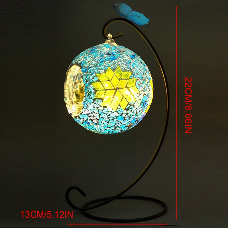 Bình Hoa Thủy Tinh Có Dây Treo Hình Lồng Đèn Khảm mosaic Giáo Dục Sáng Tạo diy