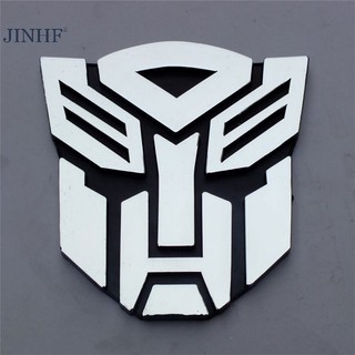 JINHF 3D Logo Bảo Vệ Autobot Biểu Tượng Huy Hiệu Đồ Họa Decal Dán Xe HOT