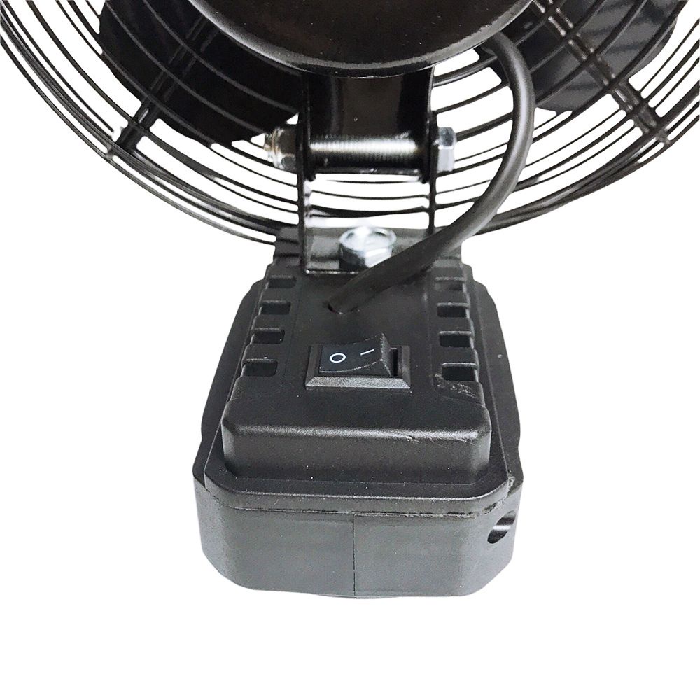 Thân quạt chạy pin Makita 8 inch, sài PIN THÔNG DỤNG - MODELL MỚI 2 TỘC ĐỘ GIÓ - CÓ CHẾ ĐỘ XOAY