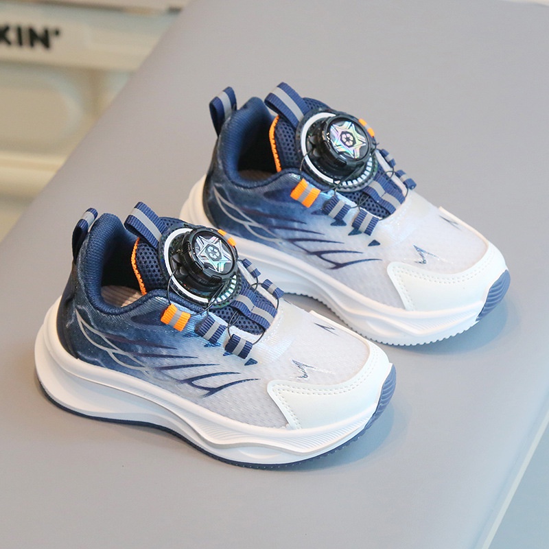 Giày Thể Thao Đế Mềm Cài Nút Xoay Được Thời Trang Xuân Thu 2023 Cho Bé