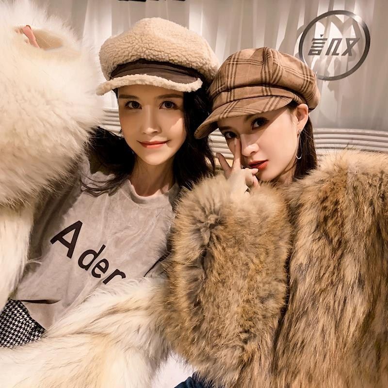 Áo Khoác Lông Cáo Nhân Tạo Siêu Ngắn Phong Cách Mới Cho Nữ