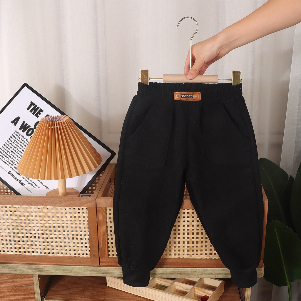 80-160cm Trẻ Em Mùa Thu Châu Âu Cotton Len Sweatpants Bé Gái Bé Bloomers Quần Legging Trung Lớn Trẻ Em Thường Ngày Phù Hợp Với Phong Cách Hợp Thời Trang 1-15 Tuổi