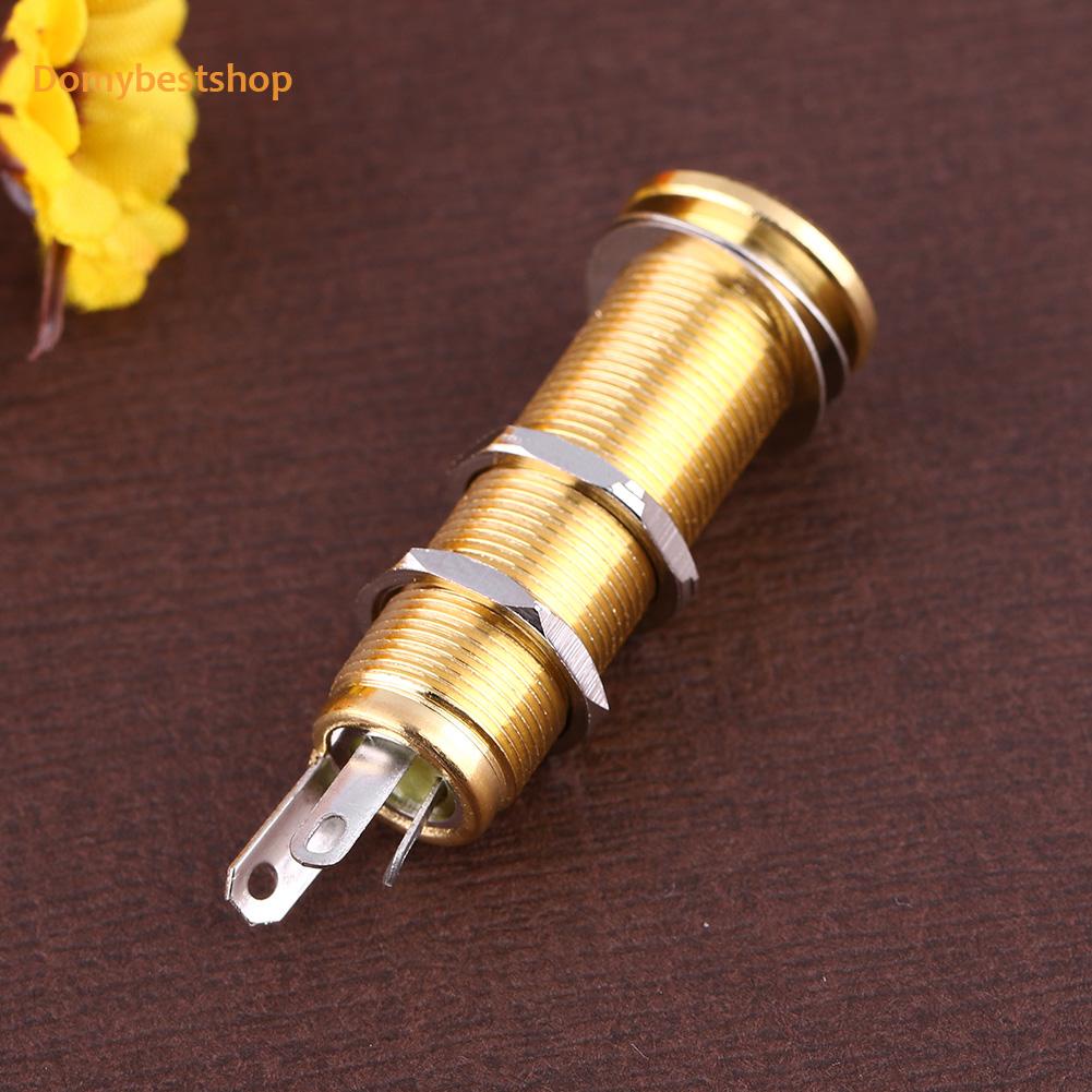 Giắc Cắm Đầu Ra Bằng Đồng Thau Cho Đàn guitar Điện / bass
