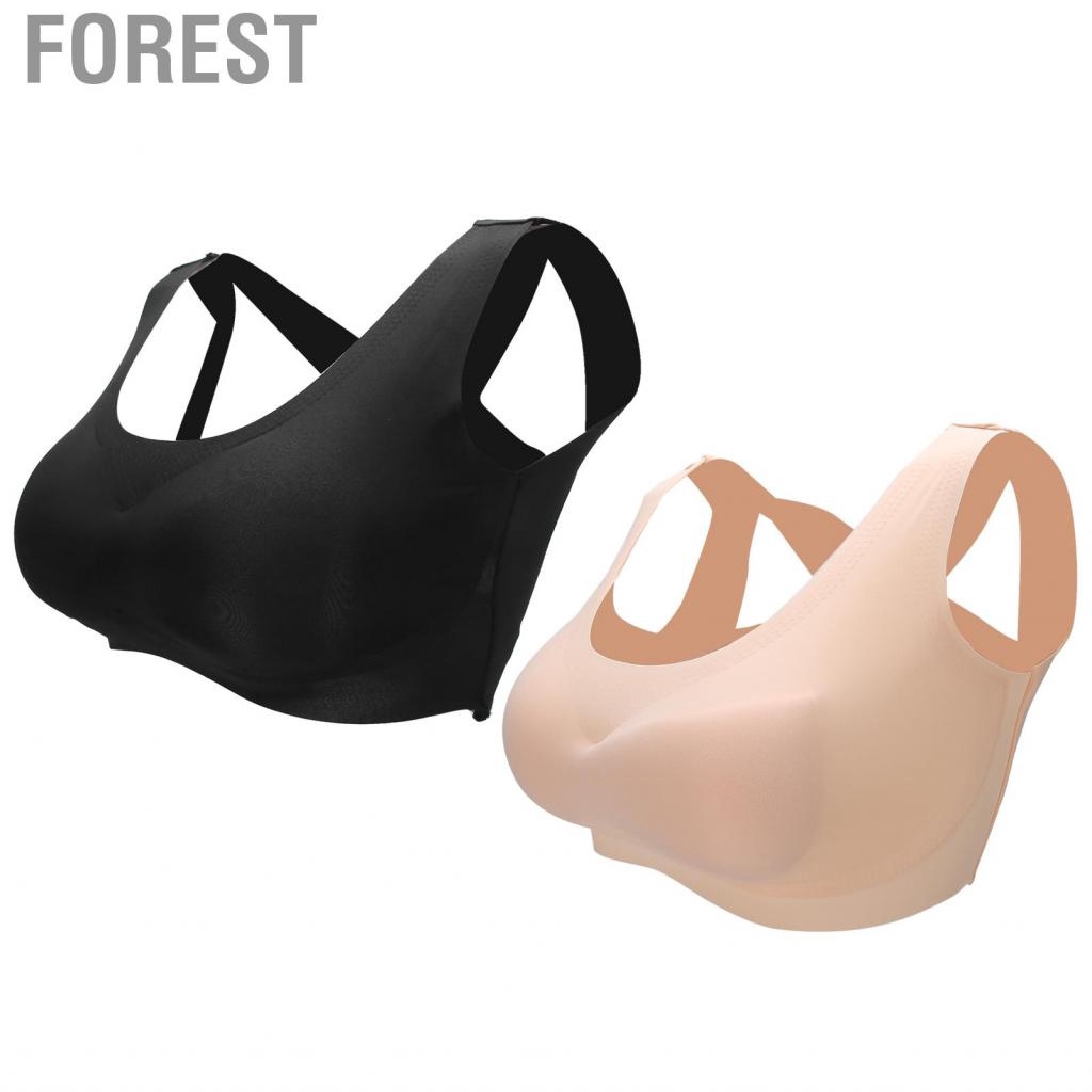 Forest Front Buckle Strapless Bra  Nylon + Polyurethane Upswing Effective for Women Posture Correction Bad