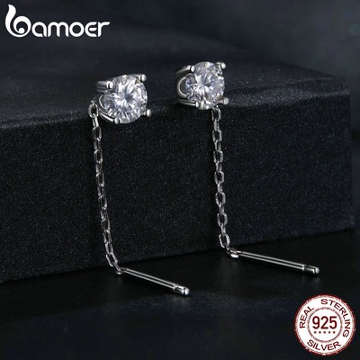 Bamoer Bông Tai Bạc 925 Thời Trang Nữ Tính MSE043
