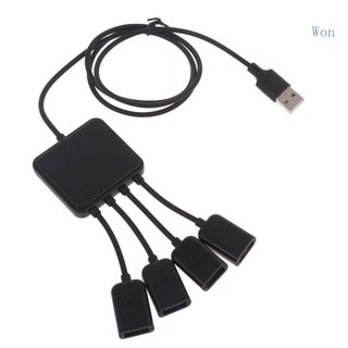 Bộ chia 4 cổng sạc usb 1 ra 4 usb 2 0 hub 4 cổng cho máy tính để bàn