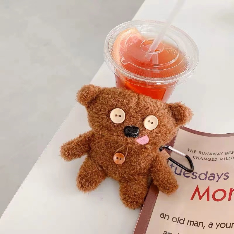 Gấu Bông Cài Nút Kiểu Hàn Quốc Dễ Thương 2 / 3 Cho apple airpodspro