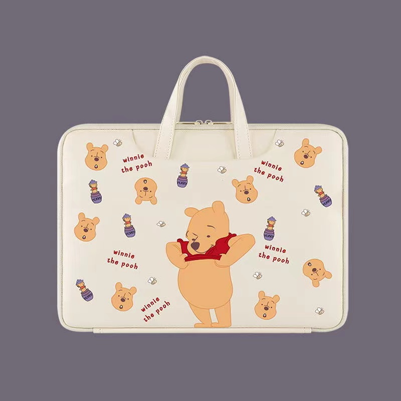 Túi Da pu Đựng laptop 13.3 14.1 15.6 inch Chống Sốc Chống Thấm Nước Họa Tiết Hoạt Hình