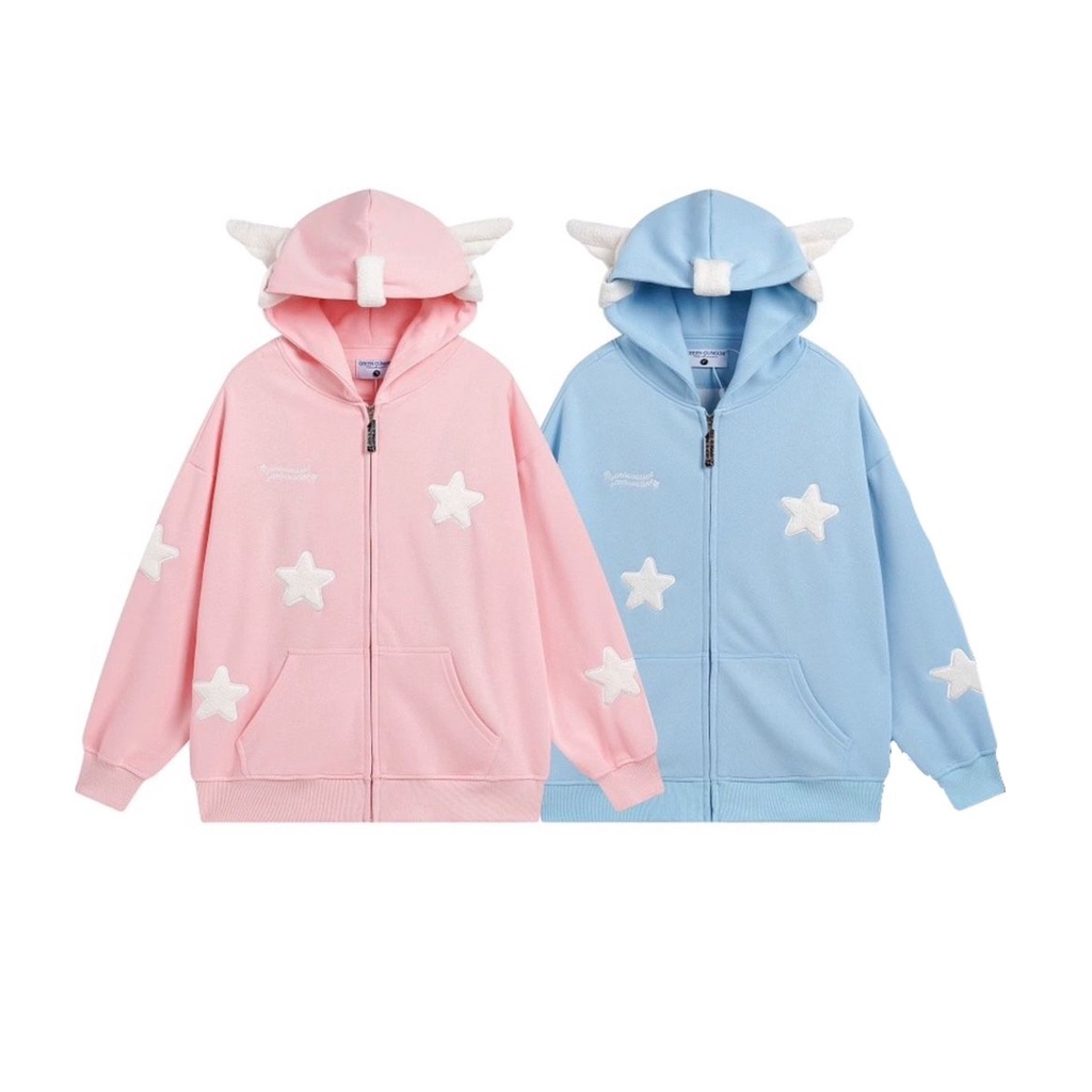 Áo Hoodie Nỉ Thời Trang Trẻ Trung Năng Động Áo Khoác Dáng Rộng Thời Trang Cá Tính