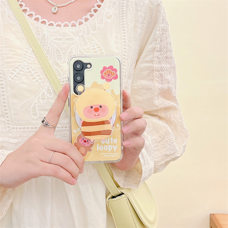 Bao Da Điện Thoại Họa Tiết Hoạt Hình Cho samsung s23 ultra s23 + galaxy s23 s22 ultra s22 + s22 Ốp