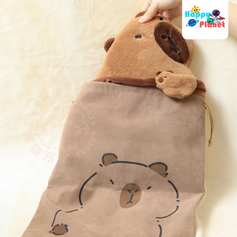 Tiktok capybara merchandise capybara Nhồi Bông Đeo Chéo Ngực Đa Năng Hình Búp Bê capybara Dễ Phối Đồ Làm Quà Tặng Cho Bạn Gái