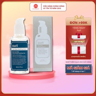 Tinh chất Klairs dưỡng ẩm Rich Moist Soothing Serum 80ml màu trắng chính hãng Dear - daothinhuquynh