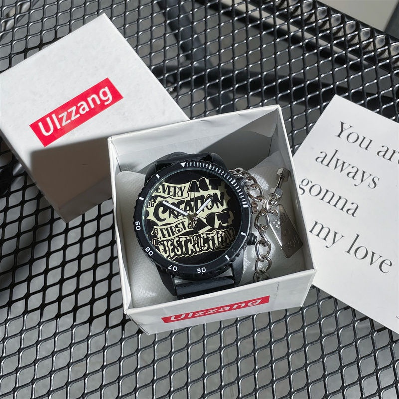 Đồng Hồ Đeo Tay graffiti Nhật Bản Mới 2022 Giá Trị Cao Phong Cách hip hop Dành Cho Học Sinh Nam Nữ Bán Chạy