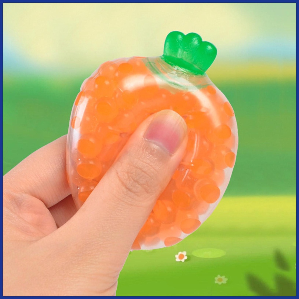 Squeeze Quả Bóng Hình Củ Cà Rốt Đồ Chơi Giảm Căng Thẳng Cho Bé Gái Aavn