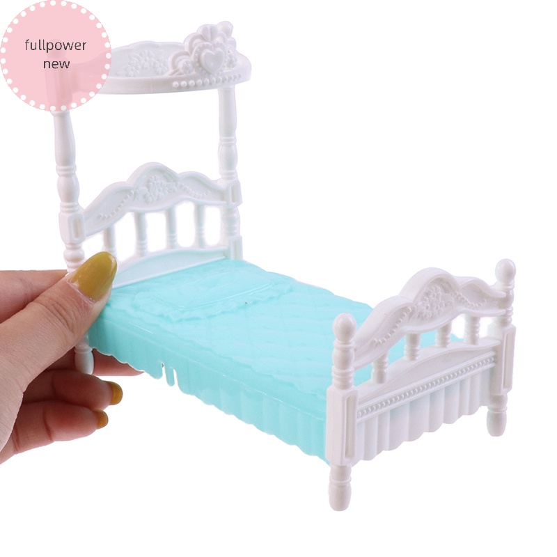 Giường Ngủ Mini fullpowernew Tỉ Lệ 1: 12 Trang Trí Nhà Búp Bê