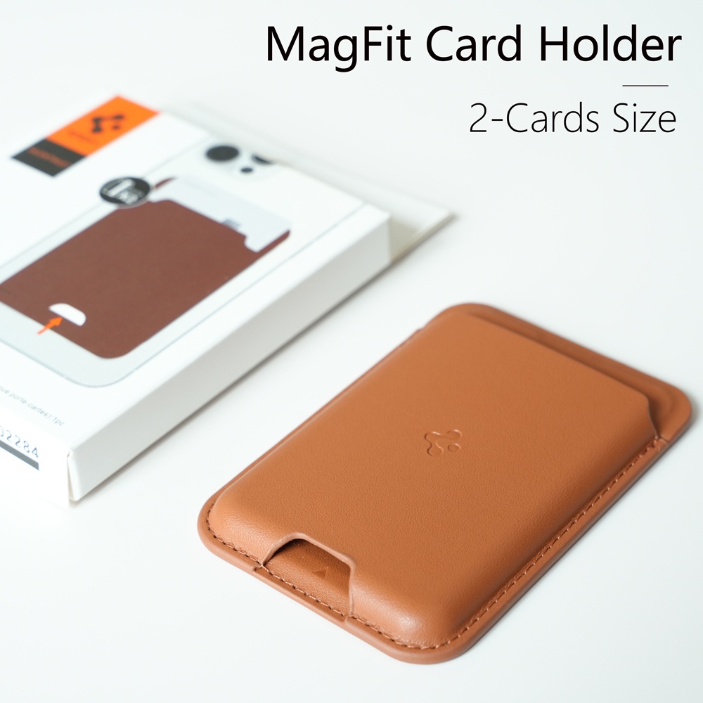 Spigen Bao Da Điện Thoại Có Ngăn Đựng Thẻ Từ Tính 2 Thẻ Cho iphone 15 pro max 14 13 12
