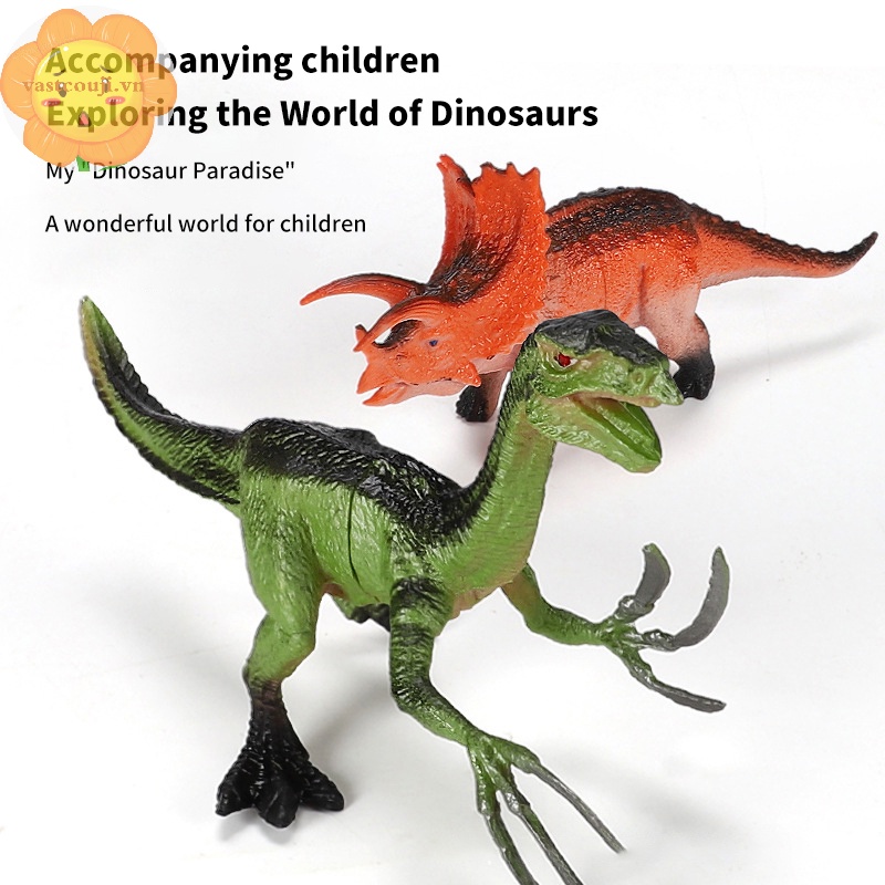 Vastji jurassic tyrannosaurus rex triceratops 22 Kiểu Đồ Chơi Quà Tặng Cho Bé Trai vn