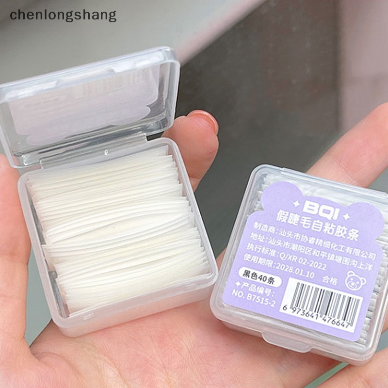 Chenlongshang Set 10 / 40 Miếng Dán Mi Giả Tự Dính Chống Thấm Nước Tiện Dụng