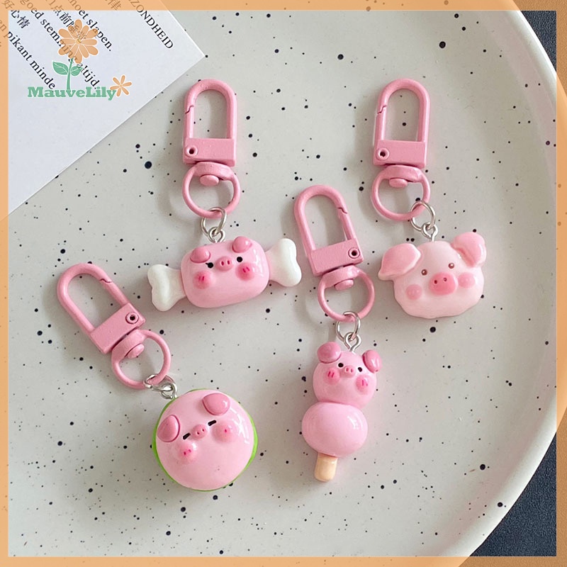 Móc Khóa Hình Heo Hồng Xinh Xắn Dễ Thương