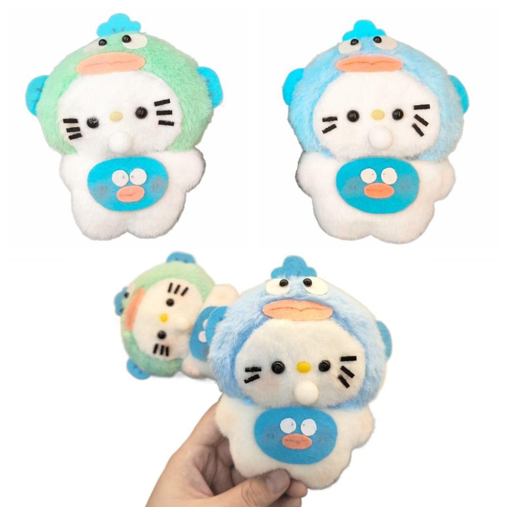 Bliss Móc Khóa Mèo Nhồi Bông Bóp Bóp Tay Bằng cotton Làm Thủ Công Đáng Yêu Trang Trí Nhà Cửa