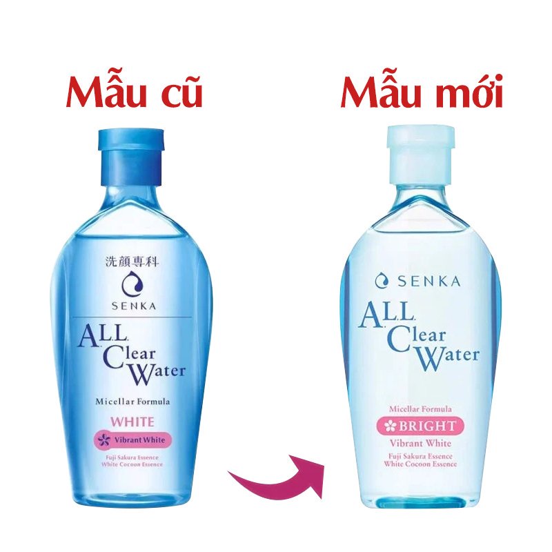 Nước tẩy trang Senka All Clear Water Micellar Pormula