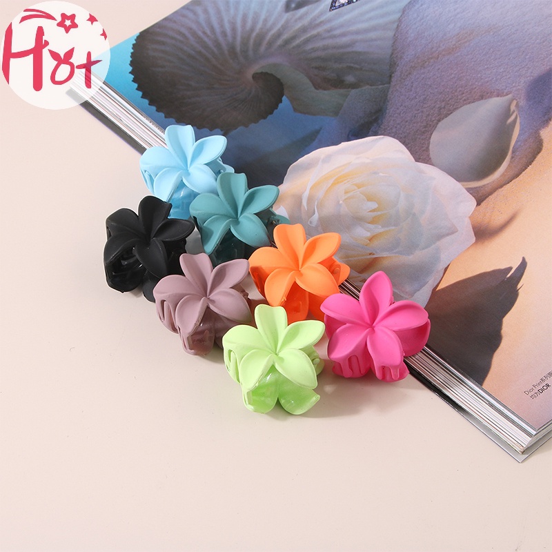 Jr Kẹp Tóc Hình Hoa lily Màu Trơn Xinh Xắn Cho Nữ vn