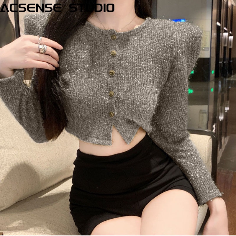 ACSENSE STUDIO áo khoác dù áo khoác bomber Sôi động New Style Thanh lịch cozy WJK2300LI8 41Z231011