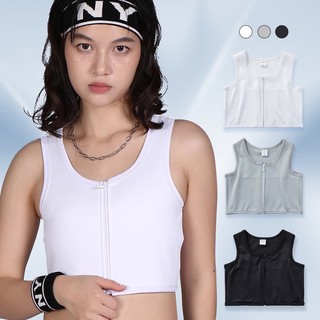 Áo lót phối khóa kéo trước thoáng khí dành cho nữ