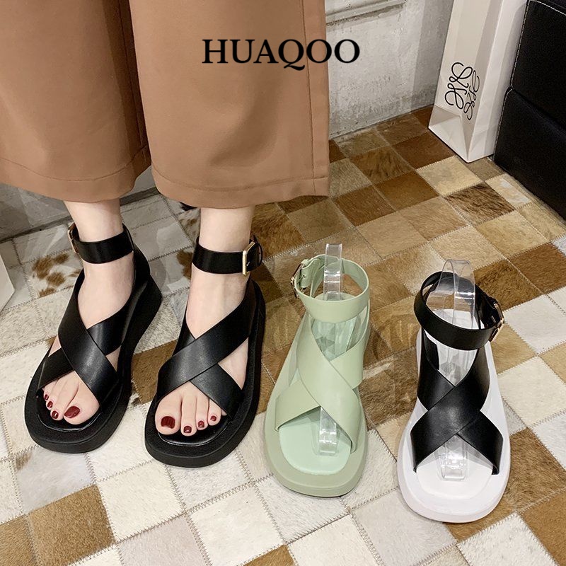 KaBaiQi  dép sandal nữ giày sandal nữ dép đế cao đi biển  Tiện lợi Thời trang Êm ái Thể thao và thời trang FDL2300MPT 41Z231012