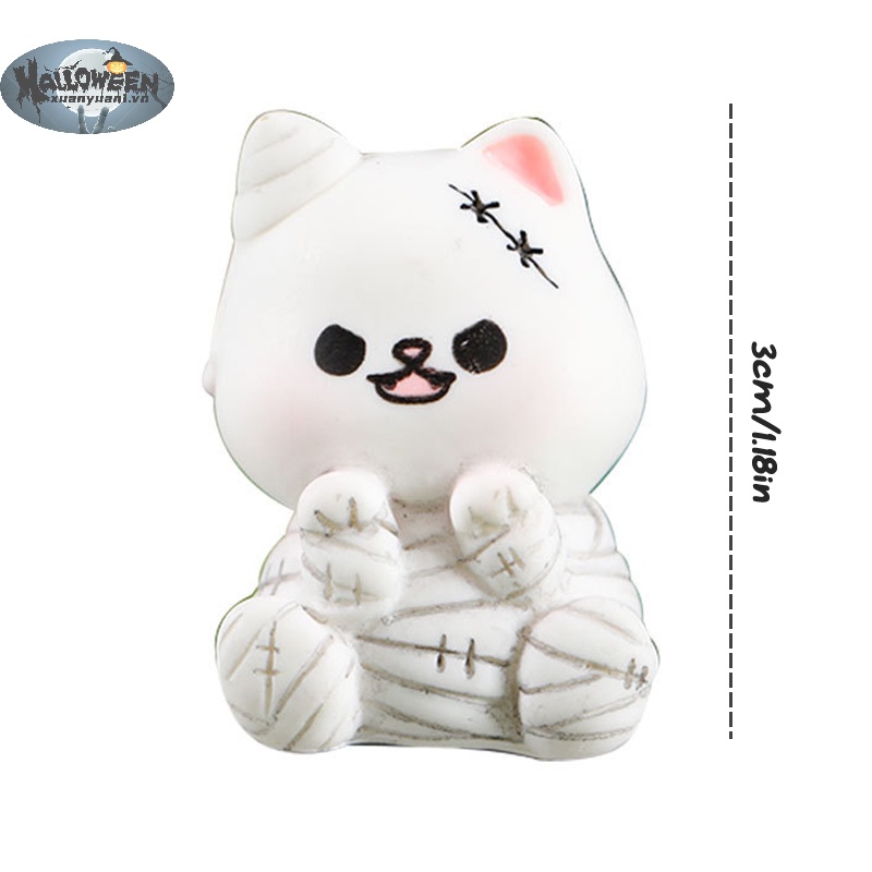 1 Bộ Đồ trang trí mini Chủ Đề halloween Trang Trí Nhà Búp Bê vn